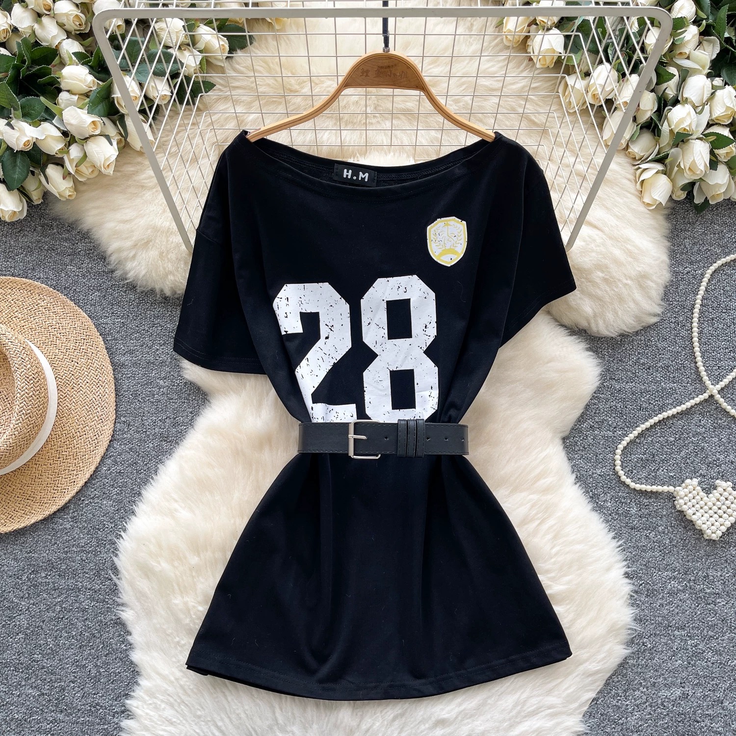 Angelic touch top. & belt CTO1138 images